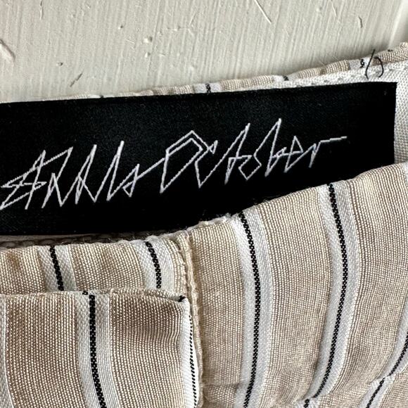 Anna October Striped Silk Blend Pants - Picture 7 of 8